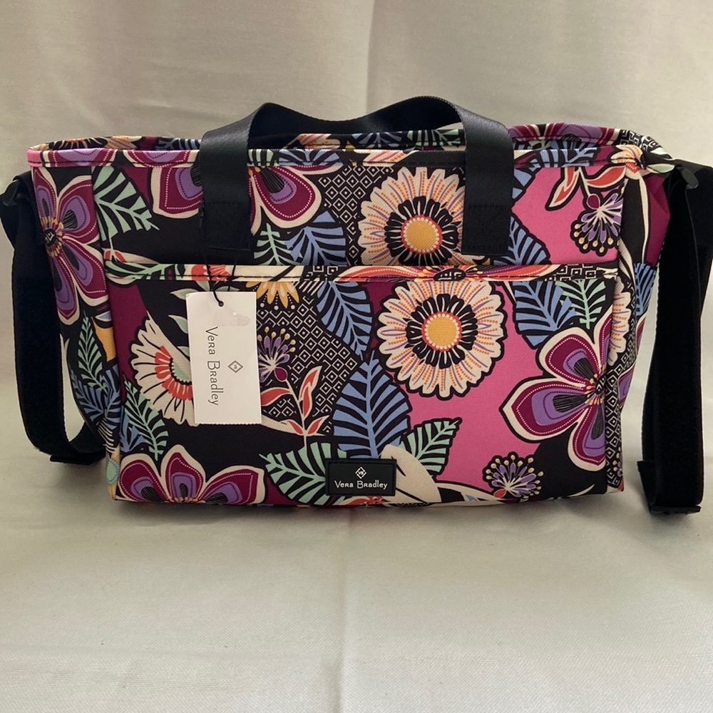 NWT Vera Bradley Lighten Up Everything Organizer Kauai Floral Bag